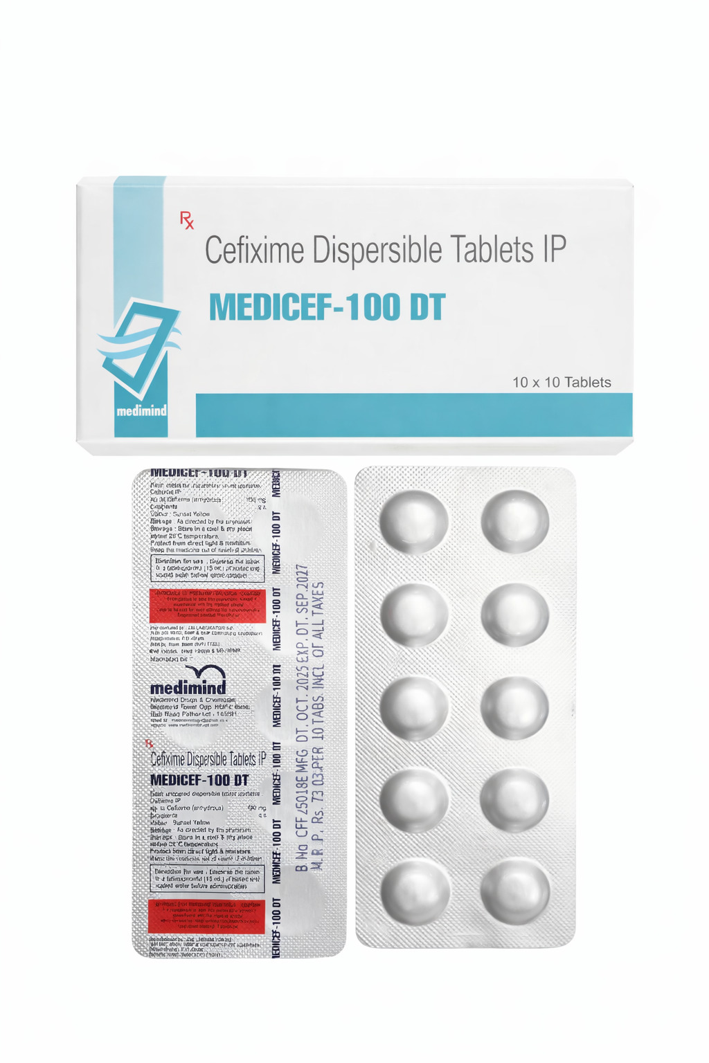MEDICEF-100 DT TABLETS